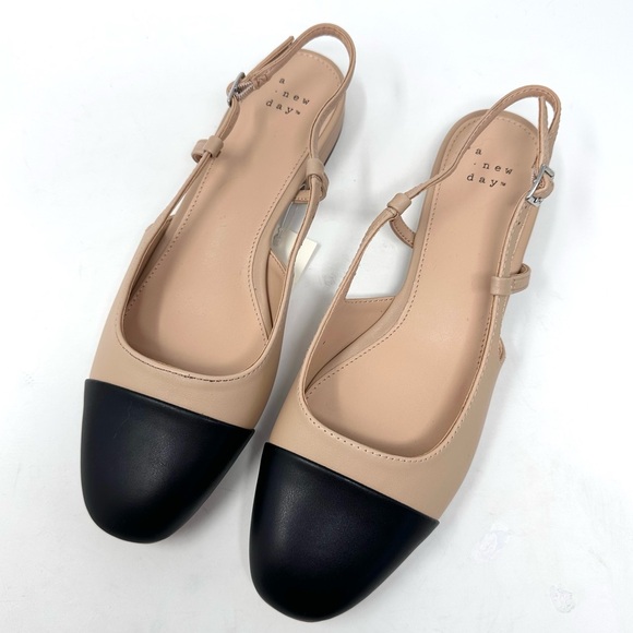 A New Day Maxine Women's Tan Slingback Ballet Flat - Picture 4 of 8